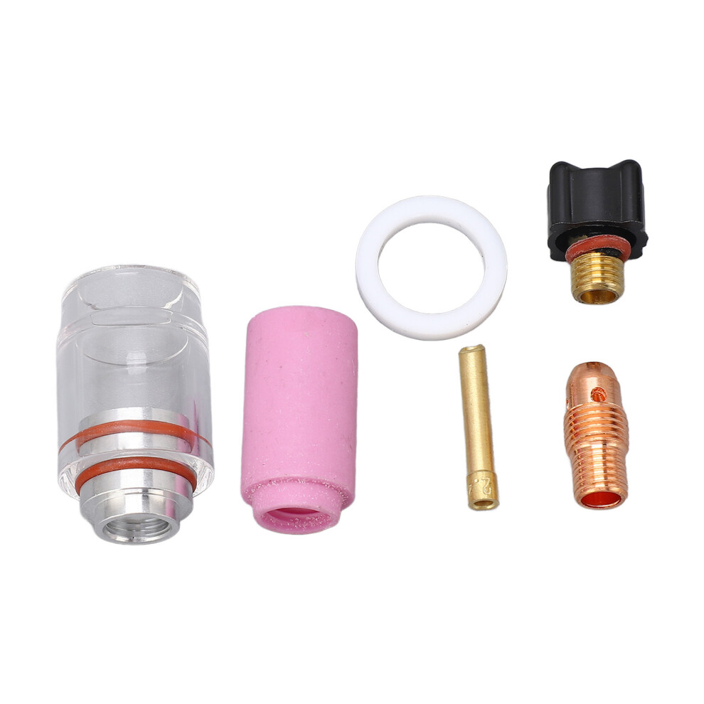 6Pcs 2.4Mm Electrode Glass Cup Nozzle Set Tig Torch Wp 9 20 323163298955