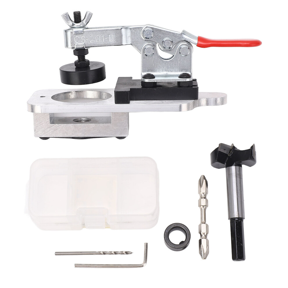 Concealed Door Hinge Jig 35Mm Cabinet Drilling Guide Locator 323163299488