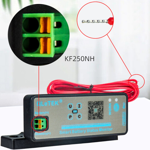 2,4 Zoll Drahtloser BT Spannungs-Strom-Meter Batterietester 2