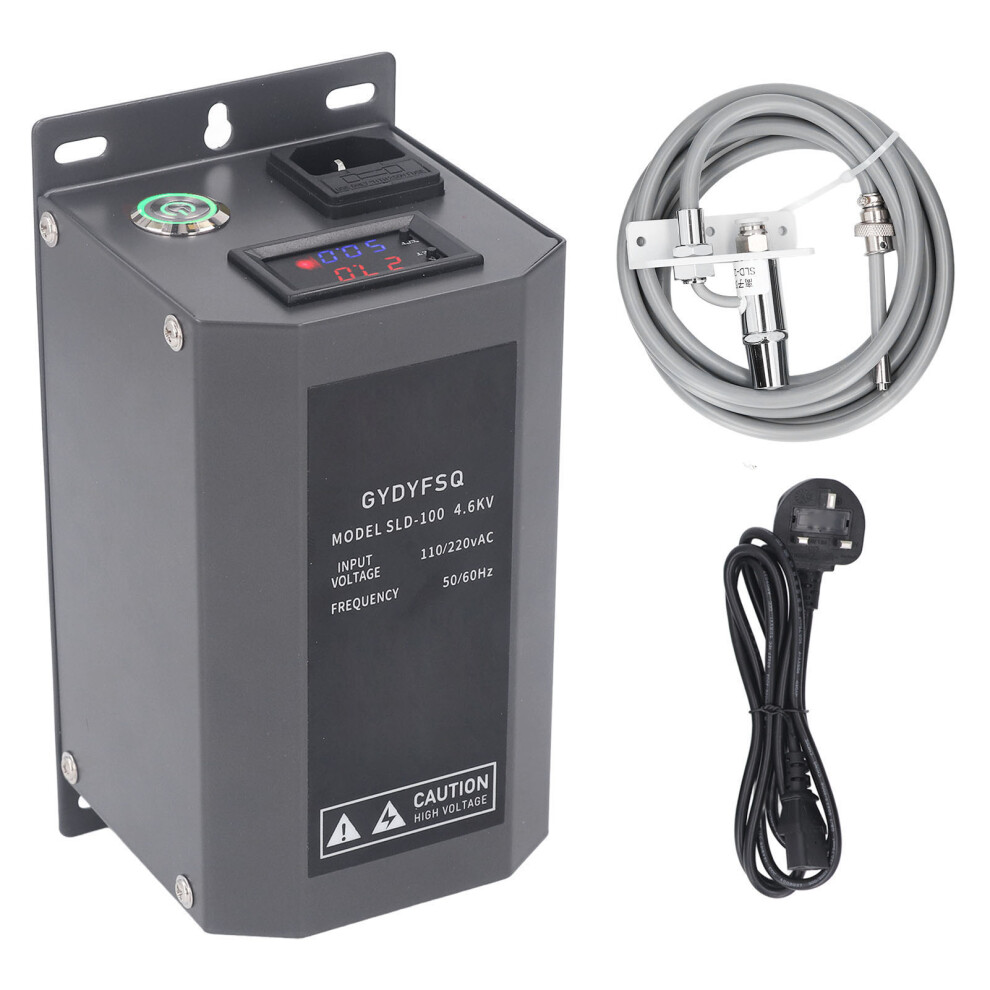 (Uk Plug 220V) Ionizing Air Gun 4.6Kv Anti Static Nozzle Led Display Uk 220V 323163299549