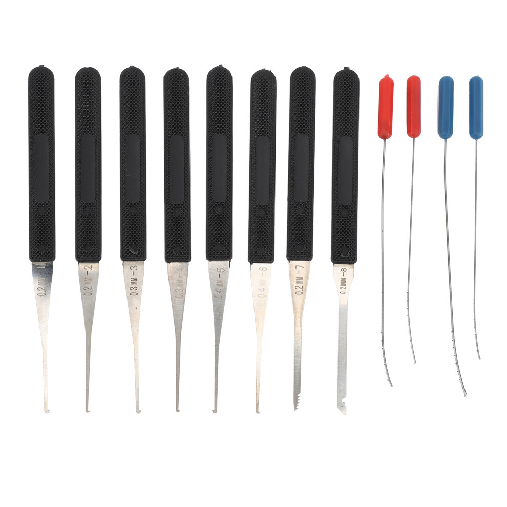 12Pcs Broken Key Extractor 0.2-0.4Mm Pick Tool Set 323163300092