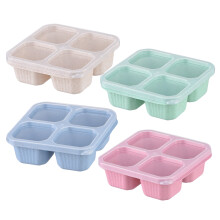 4Stk 4- Bento Stapelbar Für Lunch Picknick
