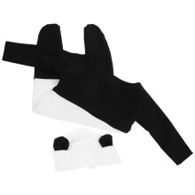 1 Set Neugeborenen Baby Panda Kostüm Mit Langarm Body Mütze