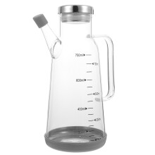 Transparente Ölflasche Mit Für Gewürze Und Sojasoße