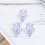 12 Paarse Tulpvorm Paperclips Creatieve Papierklemmen 5