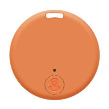 Pet Tracker for Cats Wireless Remote Connect To Phone App Finder Alarm Reminder 42 Ft Range Orange Keys Wallets