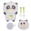 5Stk Bambusfaser Kinder Geschirr Set Mit Teller Schale Besteck 2