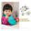 5Stk Bambusfaser Kinder Geschirr Set Mit Teller Schale Besteck 8