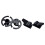 2 Paar Maske Kunststoff Maskenhalter 3