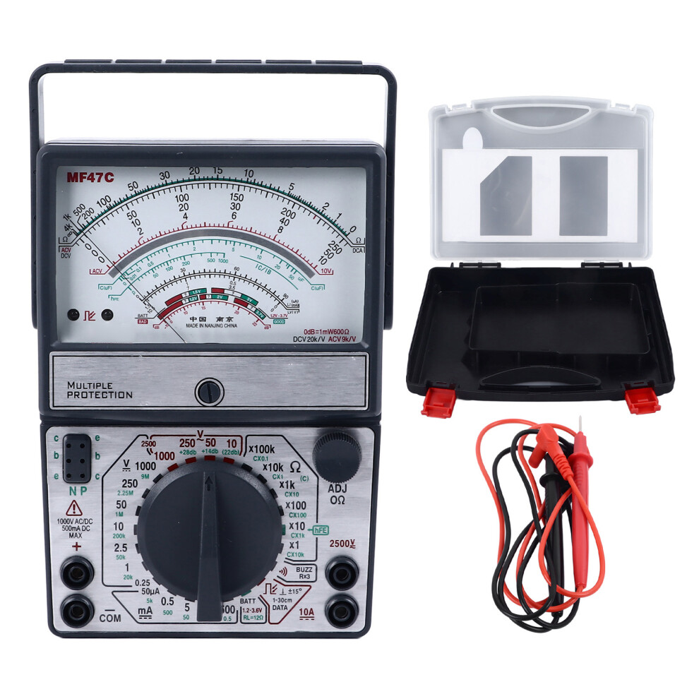 Pointer Multimeter High Accuracy Anti Burning Buzzer Analog 323163300399