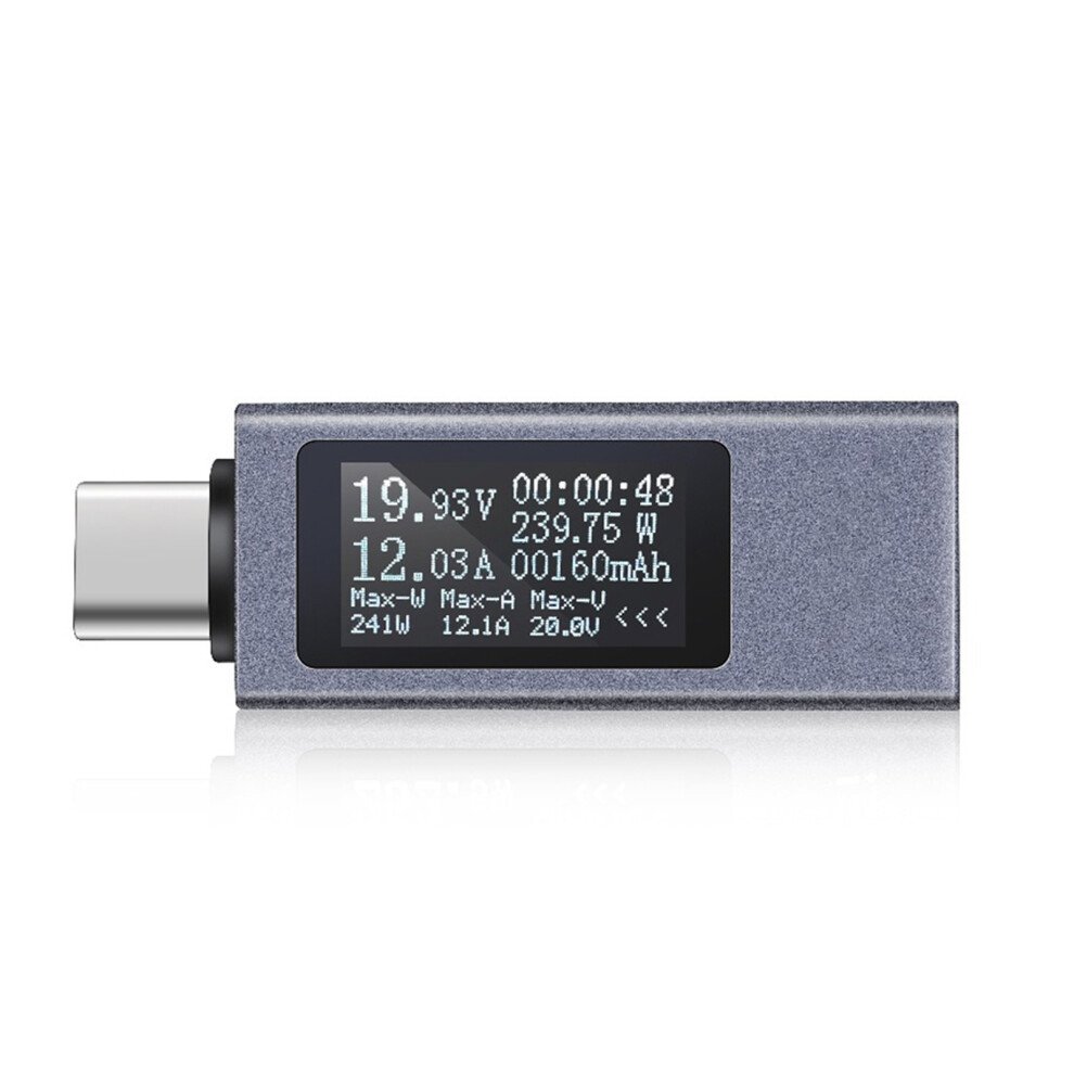 Type-C Charger Tester Pd Voltmeter 4-30V 0-12A Fast Charging Test 323163301099