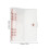 capa plástica transparente portátil para caderno com argolas pvc 2