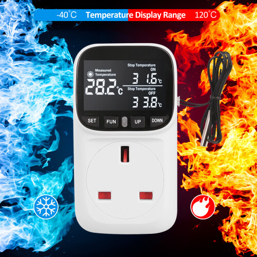 230V Smart-Thermostatsteckdose Digital Timer 1