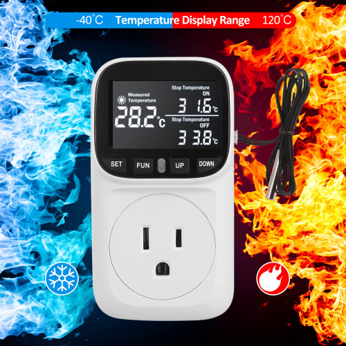 110V Smart-Thermostatsteckdose Digital Aquarium 1
