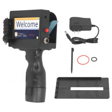 (US Plug) Handheld-Tintenstrahldrucker 4,3" Touchscreen 12,7mm
