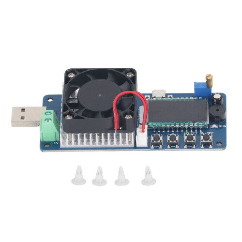 USB-Batteriemeter LCD mit Lüfter DC5V 4A