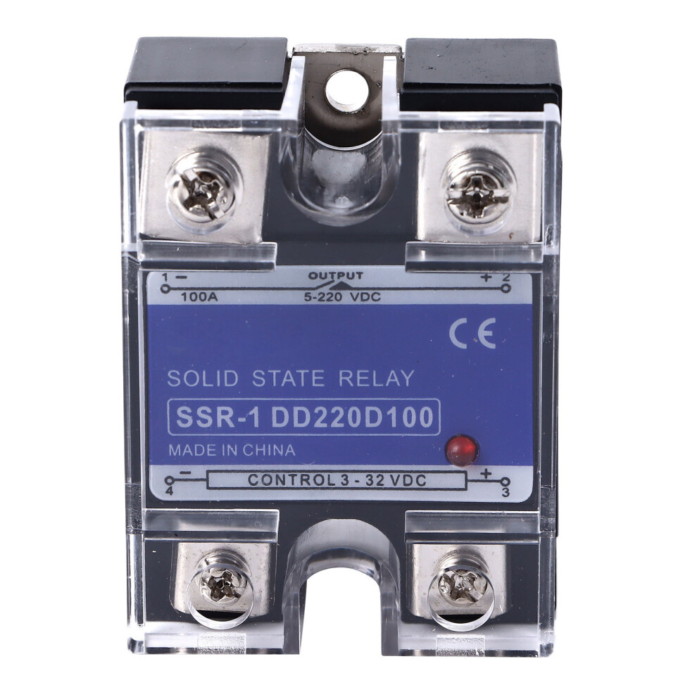 (100A) Single Phase Solid State Relay 3-32Vdc In 5-220Vdc Load 100A 323163301723