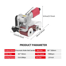 Band schleifmaschine 7000rpm Pneumatisch 11 Bänder
