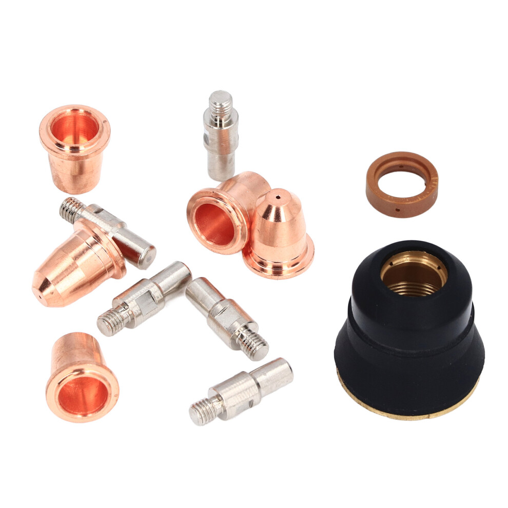 12Pcs Brass Plasma Torch Electrode Nozzle Kit For S45 323163302768