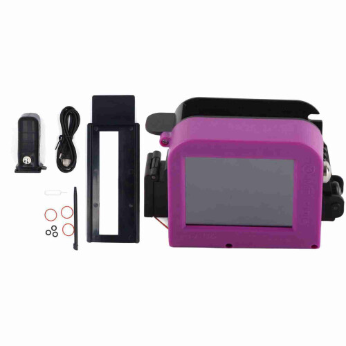 (UK Plug) Handheld-Tintenstrahldrucker Mini Smart Datum QR-Code