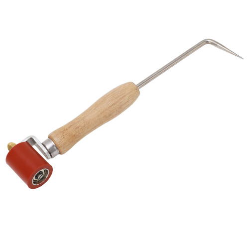 Flat Seam Roller Red Silicone 260 32mm Diameter 40mm Width 2