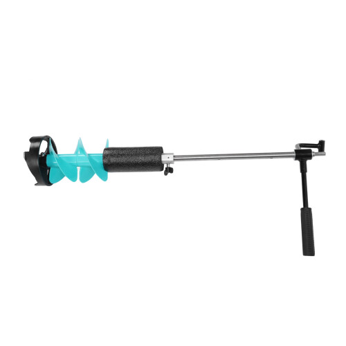 Eisbohrer elektrisch kabellos mit Positionierung 50cm Armstütze 2