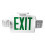 LED Emergency Exit Sign 2x3W Adjustable Green AC85-265V 3