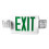 LED Emergency Exit Sign 2x3W Adjustable Green AC85-265V 2