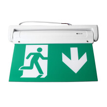 Notausgangsschild LED batteriebetrieben Sicherheit Acryl ABS Grün