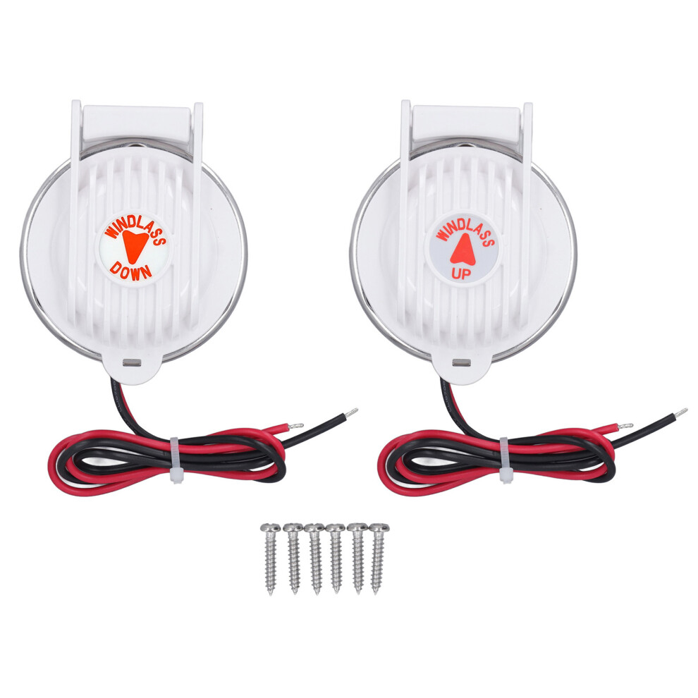1 Pair Windlass Foot Switch Rust Proof Universal Up Down Dc12v 24V 323163304175