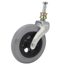 Ersatzrad Rollstuhl Grau 6 Zoll PU aufblasbar Vorne