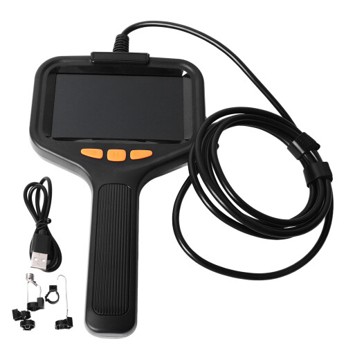HD-Handendoskop 8mm 2m Hartleitung mit Display