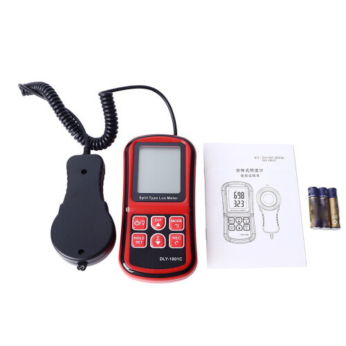 Digital Luxmeter High Sensitivity Portable Light Meter LCD Backlit 2
