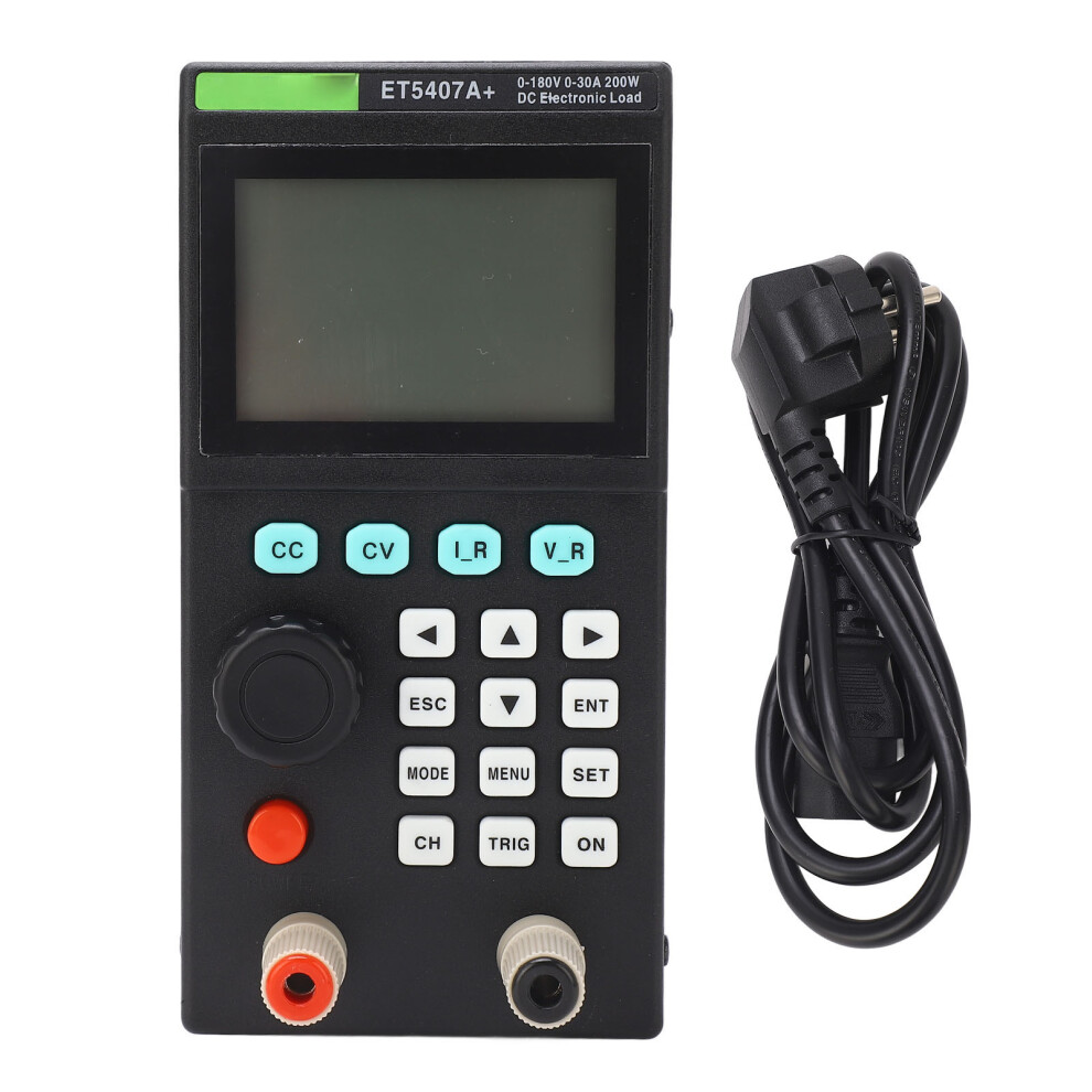 (Eu Plug 220V) Electronic Load Tester 0-180V 0-30A 200W Lcd Display 323163305288