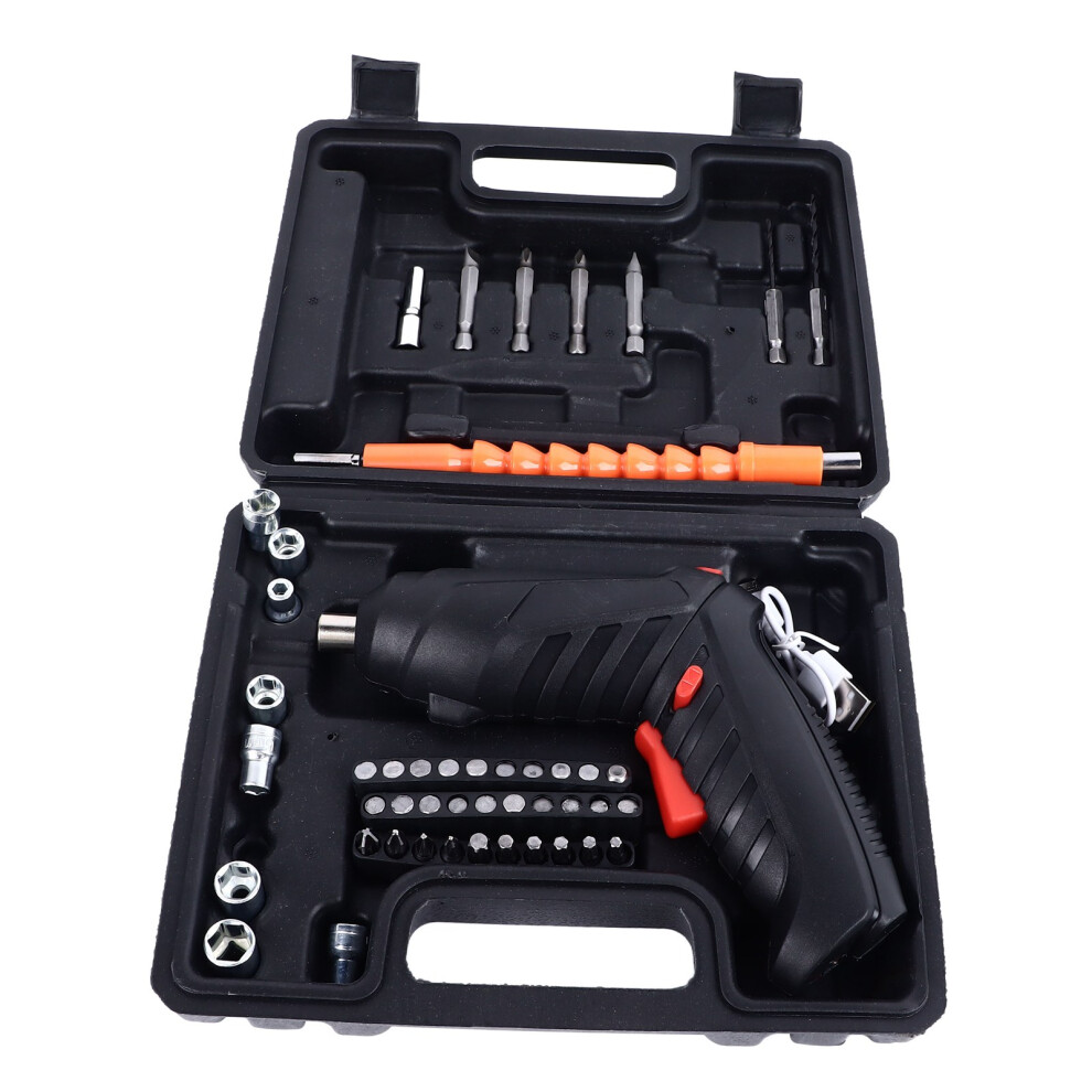 47Pcs Cordless Screwdriver 4.2V 3.2Nm Rechargeable Portable Set 323163305431