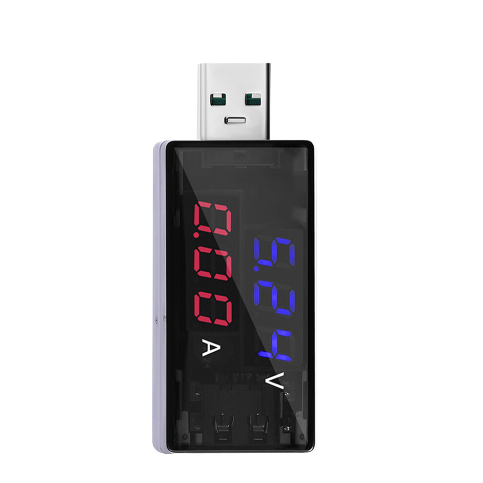 Usb Power Tester 2 In 1 Voltage Current 4-30V 0-6.5A 323163305509