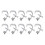 10PCS Stage Light Hook Aluminum Multifunctional Truss Clamp 1
