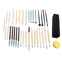 36Pcs Pottery Clay Sculpting Tools Kit Ceramic Carving Modeling