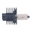 Extruder Hotend Kit 0,4mm Stahl-Düse Bambu Lab X1 P1P 4