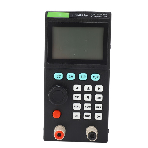 (EU Plug 220V) Elektronische Lasttestgerät 0-180V 0-30A 200W LCD 1