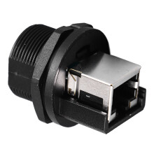 RJ45-Stecker IP67/68 wasserdicht 180 Dual-Port Buchse