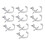 10PCS Stage Light Hook Aluminum Multifunctional Truss Clamp 2
