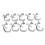 10PCS Stage Light Hook Aluminum Multifunctional Truss Clamp 4