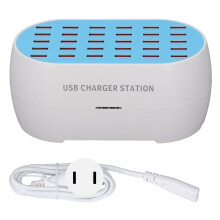 (US Plug) 30-Port USB-Ladegerät 160W Schnellladung US-Stecker