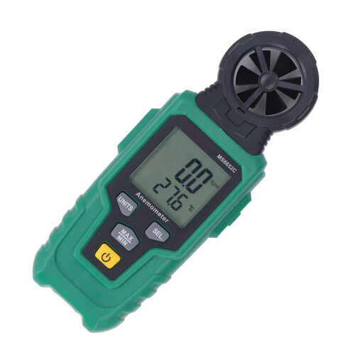 Digitaler Windgeschwindigkeitsmesser mit Temperatur 1