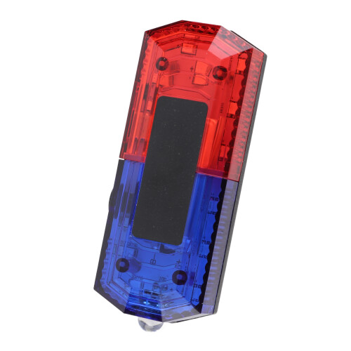 LED-Schulterblitzlicht Rot/Blau Hochhell 2