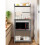 Kitchen shelf 4 shelves adjustable microwave holder household shelf standing shelf 1