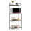 Kitchen shelf 4 shelves adjustable microwave holder household shelf standing shelf 5