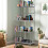 Kitchen shelf 4 shelves adjustable microwave holder household shelf standing shelf 2