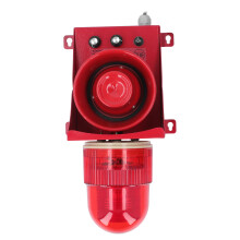 (DC12V) Industriesirene 130dB wasserdicht 40W Blitzlicht
